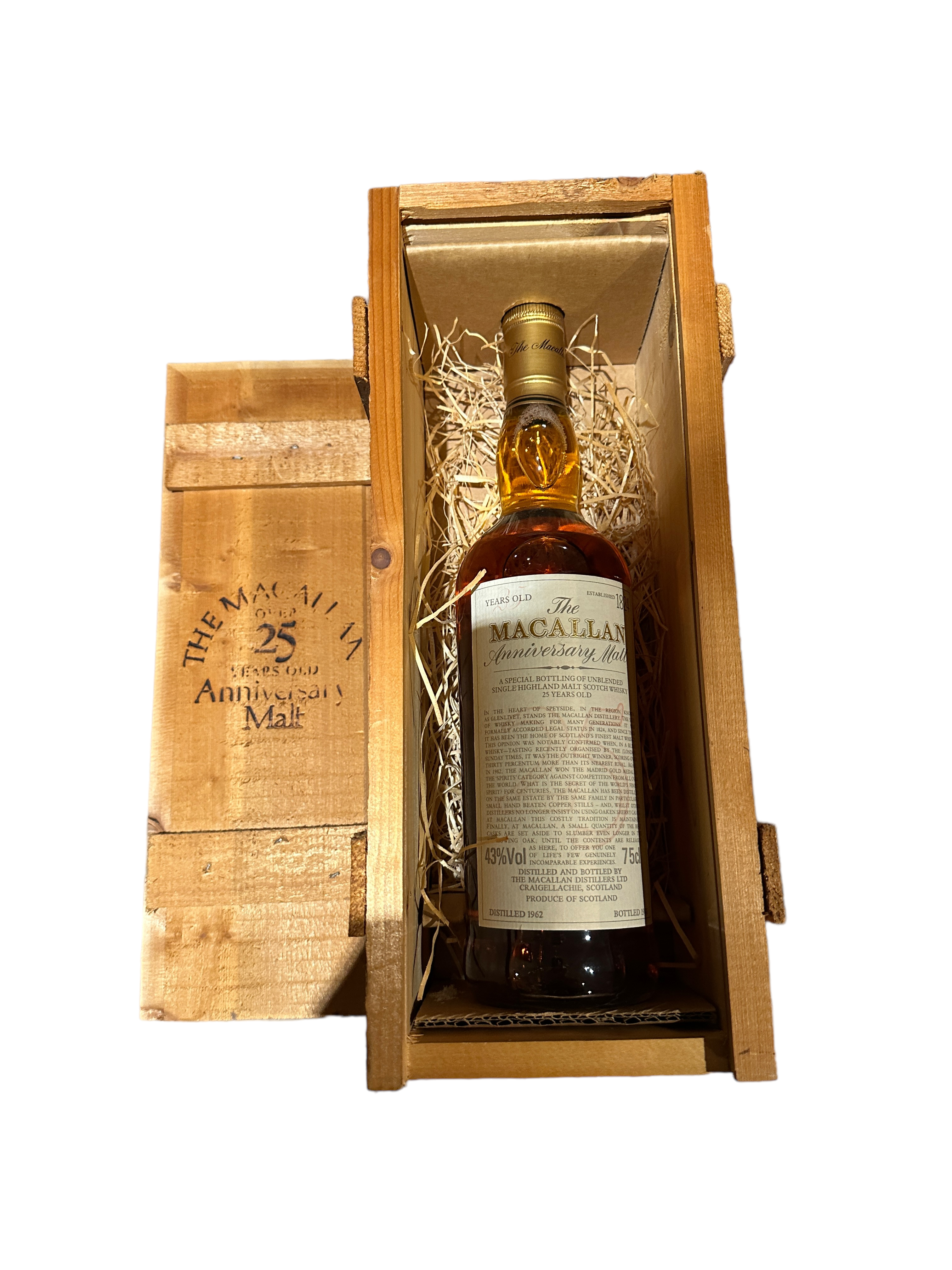 Boxed "The Macallan Anniversary Malt 1988" distilled 1962