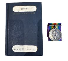 WW1 Q.M.A.A.C. Medal and Passport to a Margaret Partridge Mother of KIA RAF Soldier in next Lot.