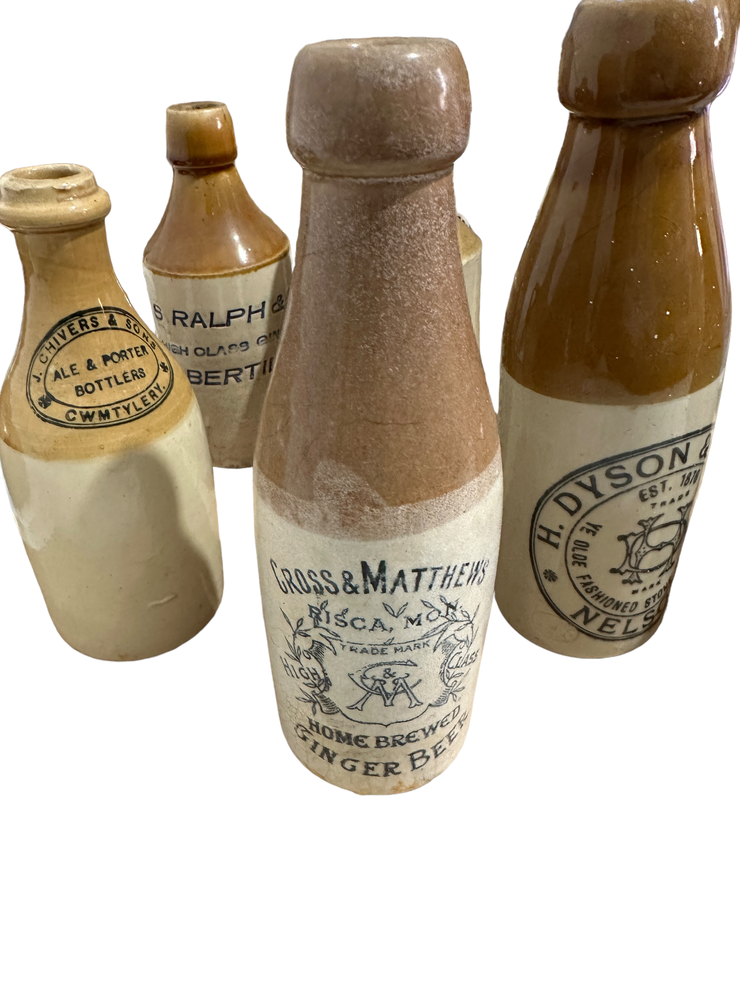 Lot of mainly Welsh Ginger Beer Bottles - Stanley M Williams Pontypool etc. - Image 4 of 21