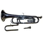 Vintage Cased Slingerland USA Trumpet 19 3/8" long.