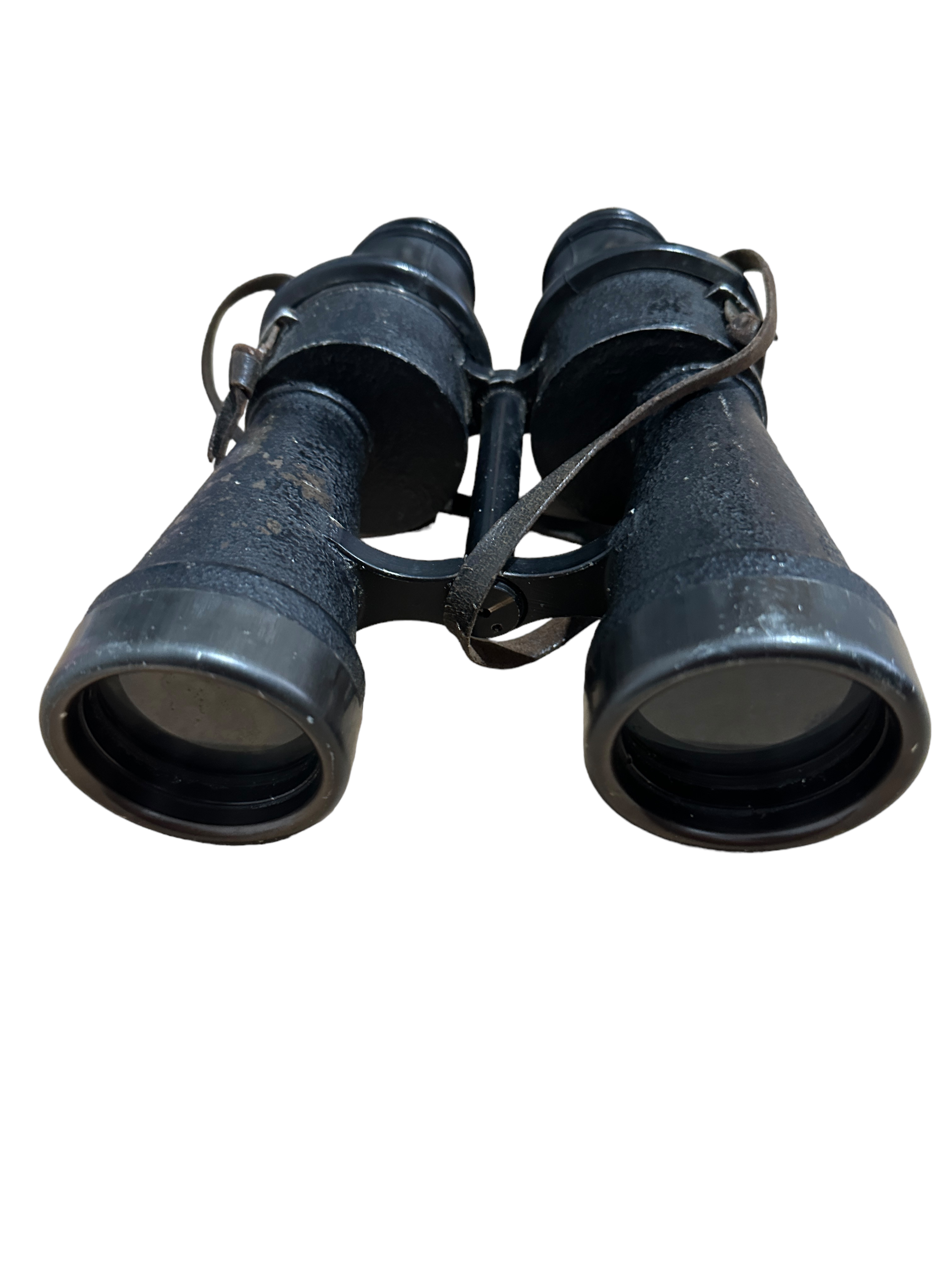 Vintage Pair of Cased of 1944 beh 7x50 German Binoculars with covers and cap lenses. - Image 10 of 18