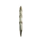 Vintage 14kt Gold Cartier Bamboo Design Ball Pen - 10cm long.