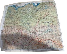 World War Twp Silk Escape Map - Europe - 34" x 30"