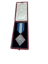 Antique Cased Queen Victoria 1837-1897 Medal - 5cm x 4cm without ribbon.