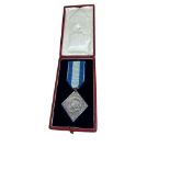 Antique Cased Queen Victoria 1837-1897 Medal - 5cm x 4cm without ribbon.