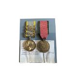 Crimea Pair of Medals to a Corporal T Selcraig 79th Foot (Cameron Highlanders)