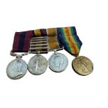 Boer War QSA - Distinguished Conduct and World War One Pair to 21 Middlesex Regiment.