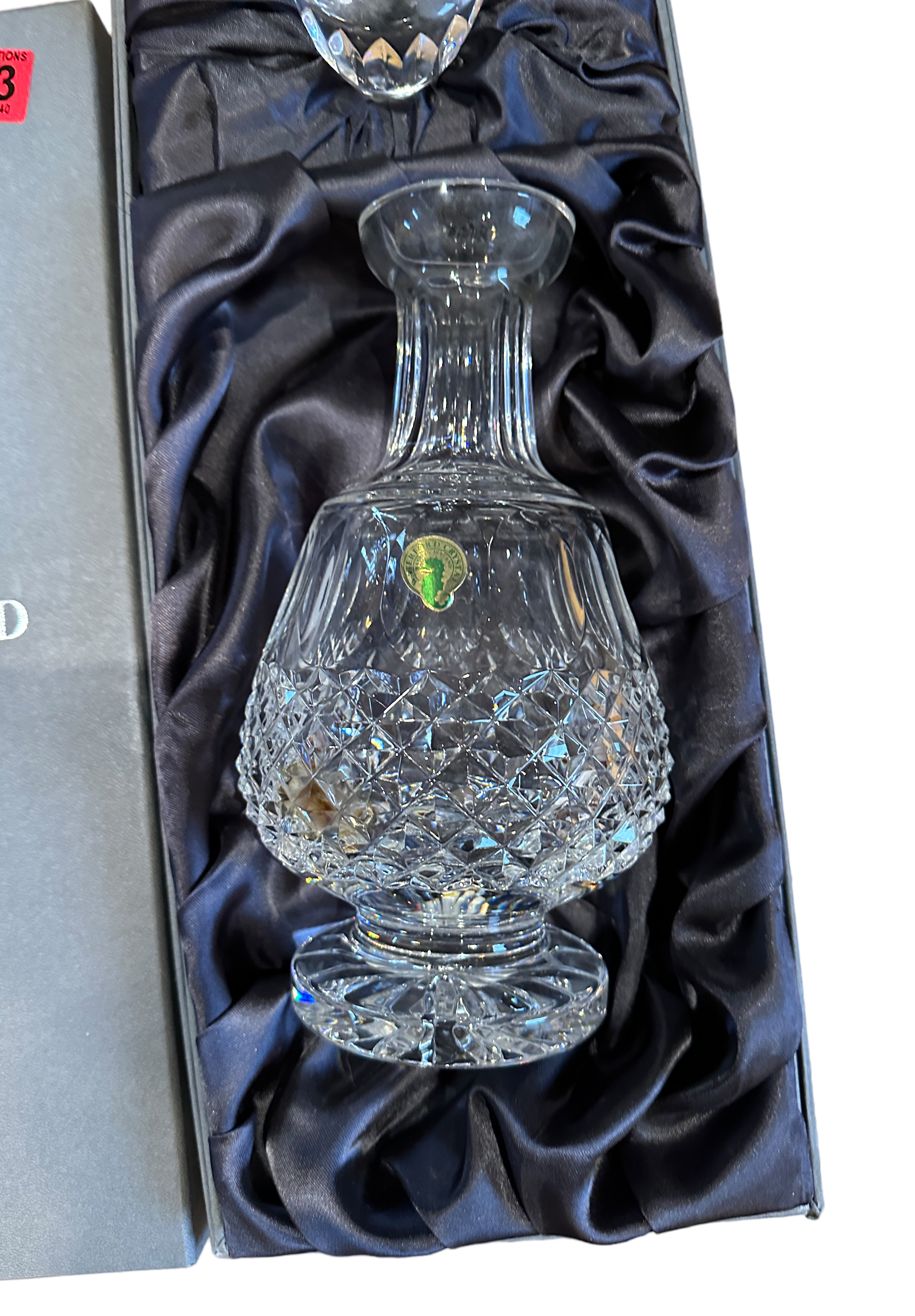 Boxed Waterford Crystal Colleen Decanter - 12 inches tall. - Image 2 of 6