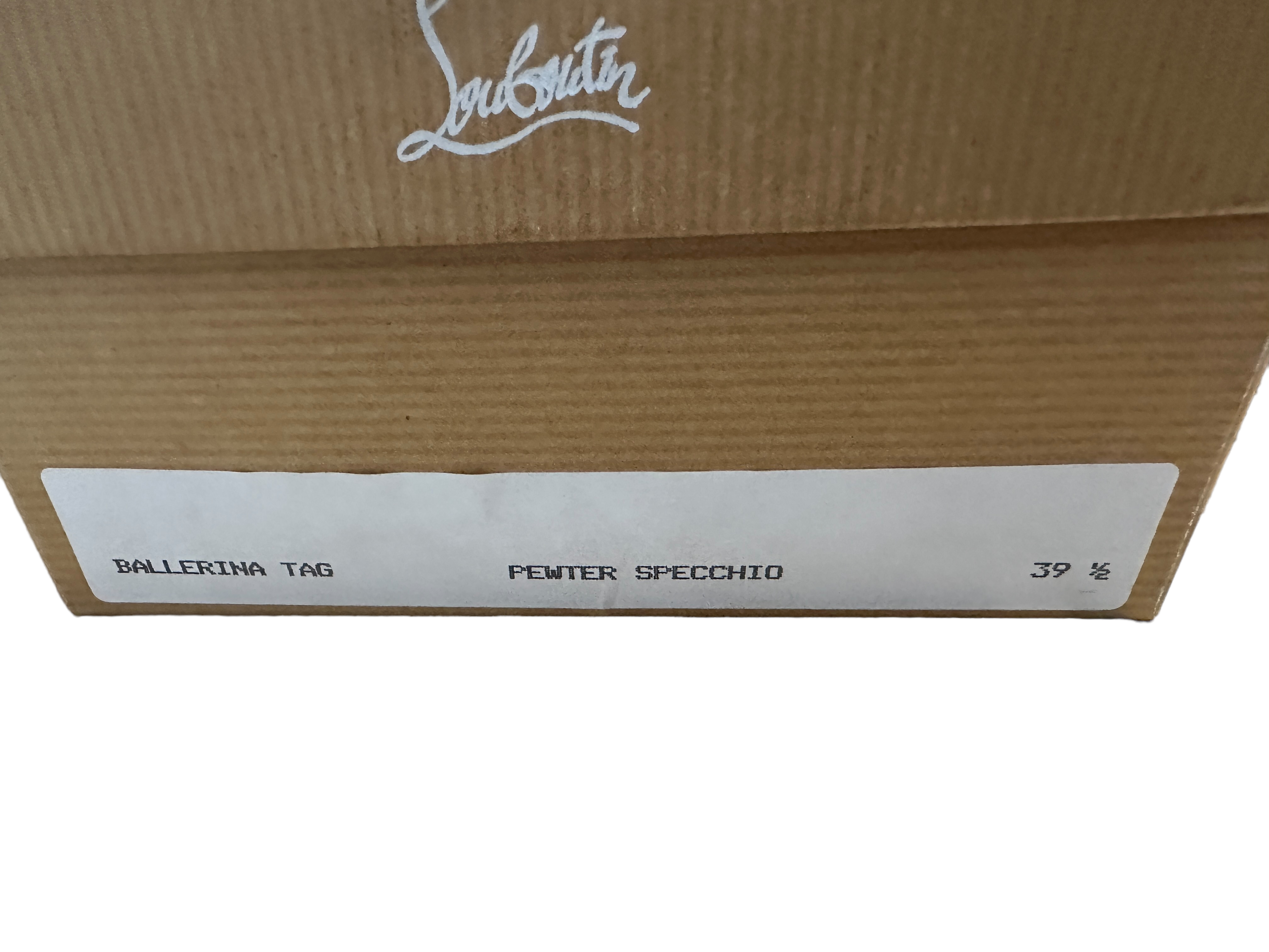 Vintage Boxed Pair of Christian Louboutin Ballerina Pattern Ladies Shoes size 39.5 - Image 2 of 4