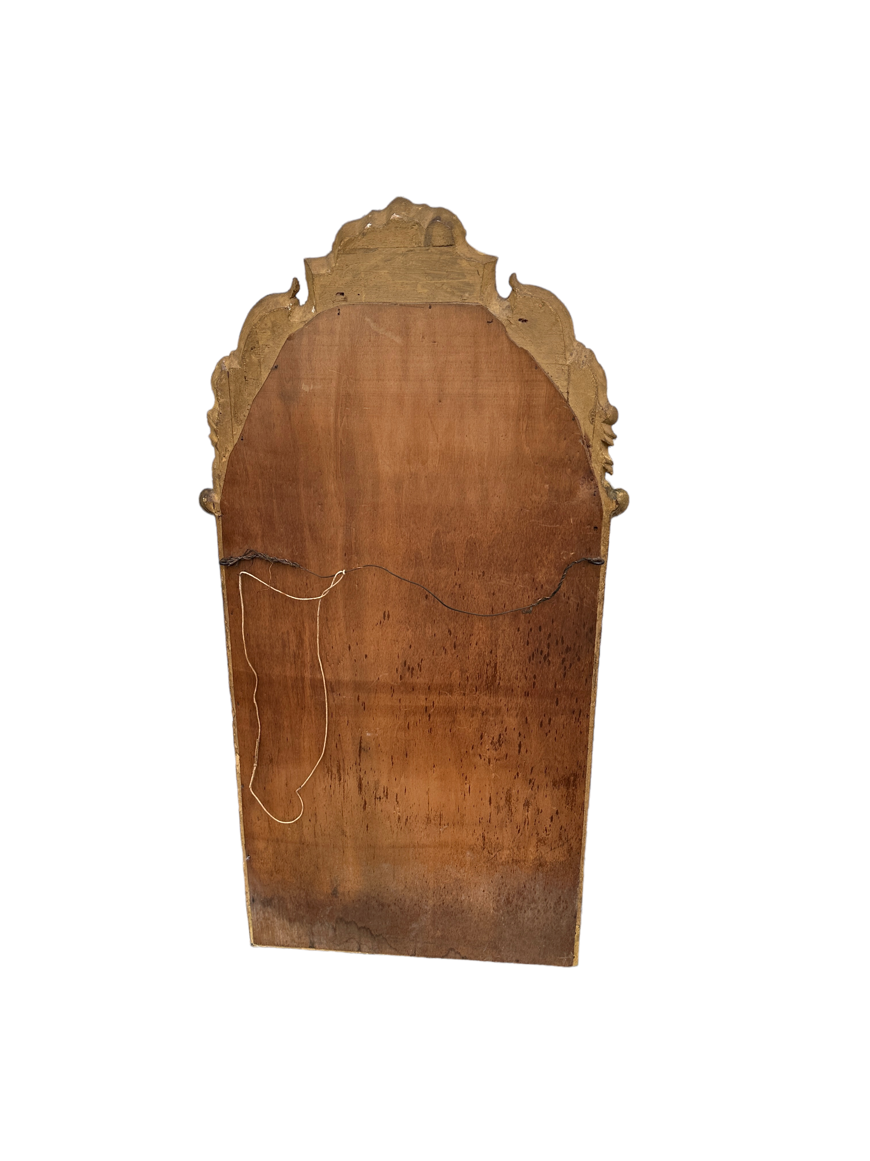 Vintage Wood and Gold Coloured Mirror 46" x 22". - Image 6 of 8