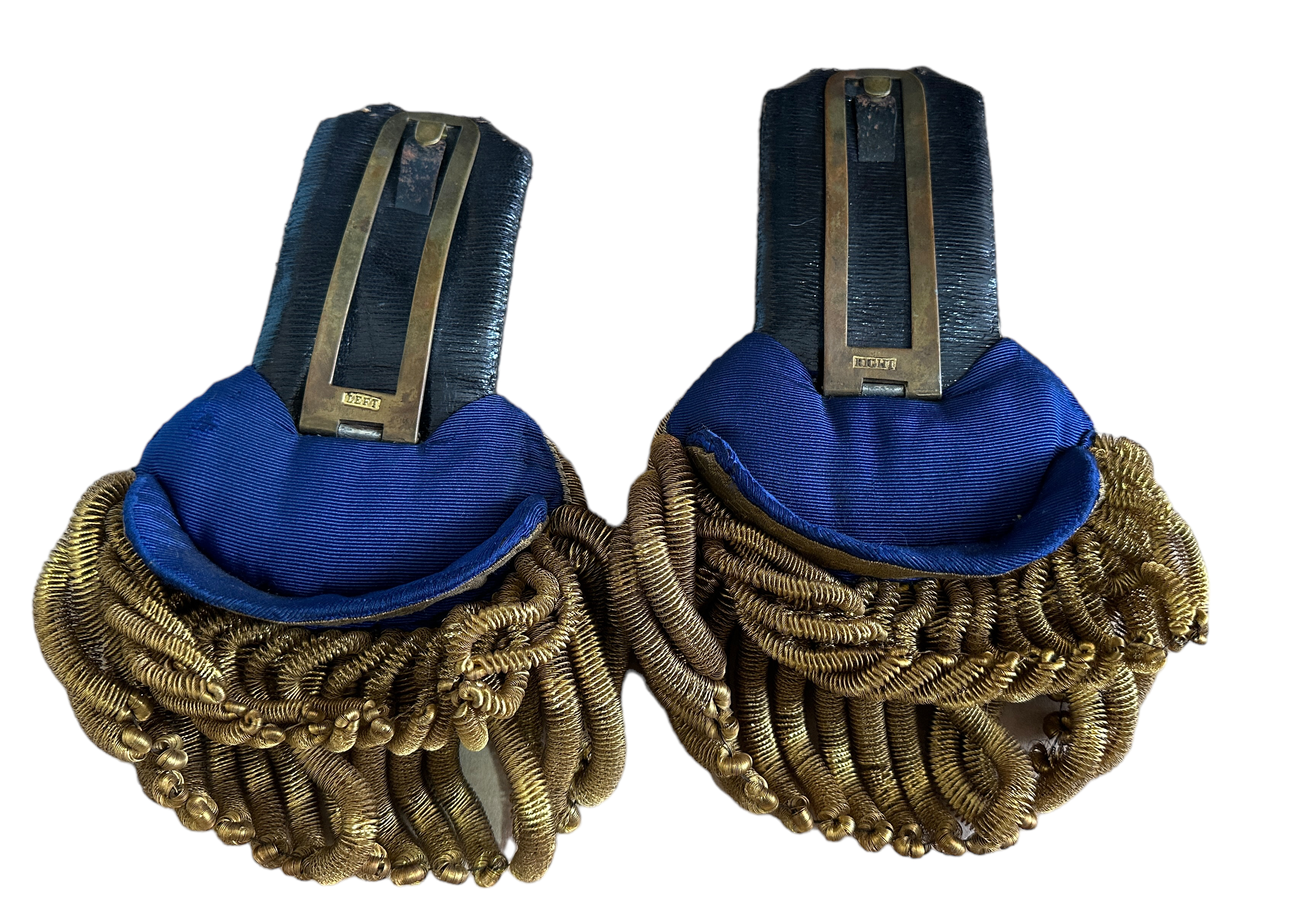 Antique Pair of Victorian Naval Epaulettes. - Image 2 of 2