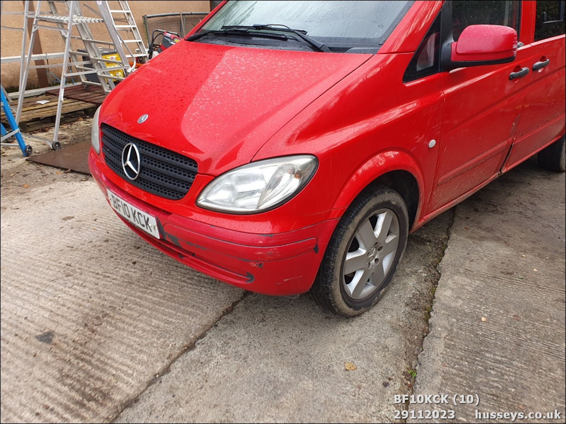 10/10 MERCEDES VITO 111 CDI LONG - 2148cc Van (Red) - Image 11 of 56