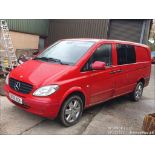 10/10 MERCEDES VITO 111 CDI LONG - 2148cc Van (Red)