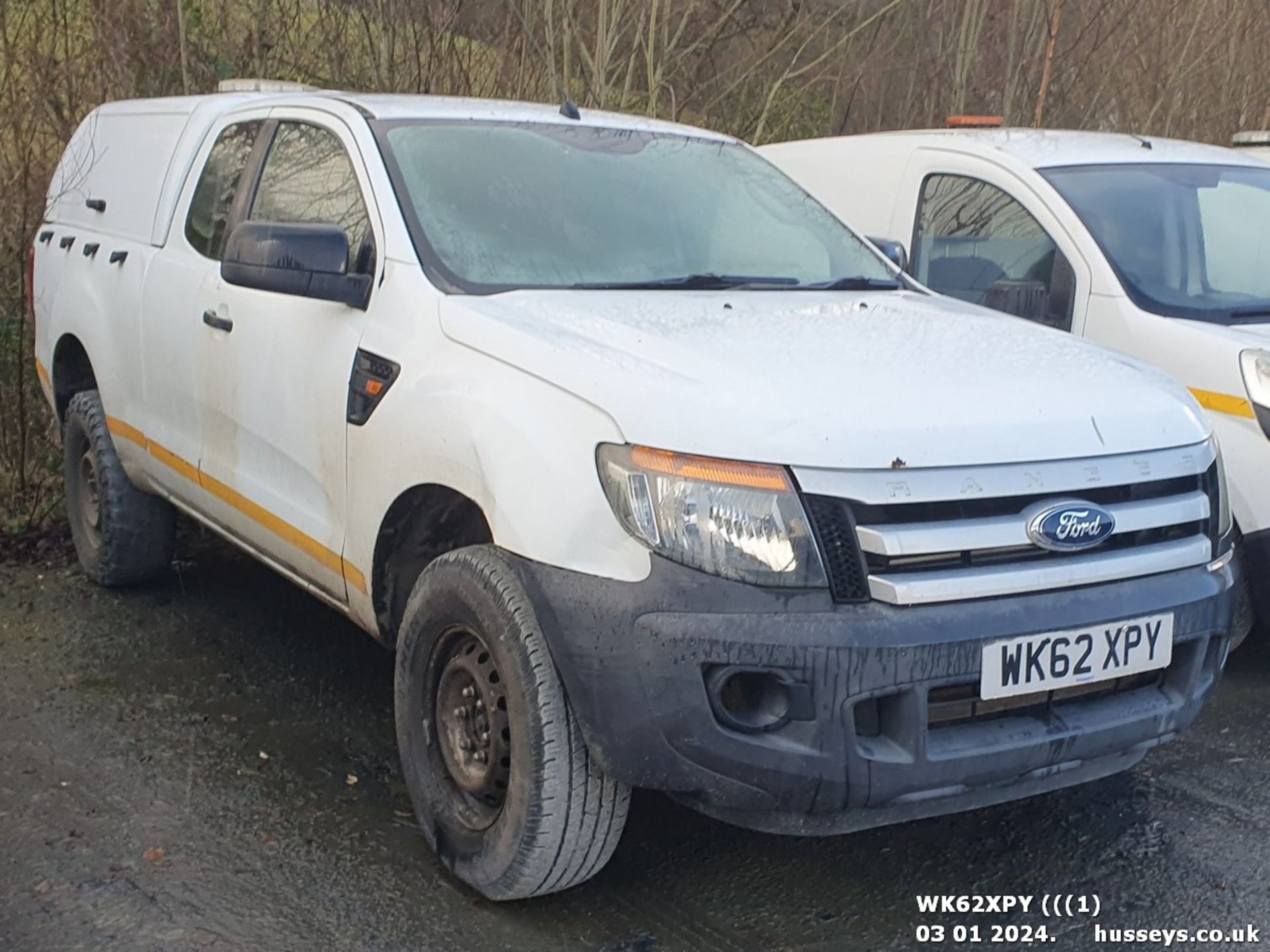 13/62 FORD RANGER XL 4X4 TDCI - 2198cc 4dr 4x4 (White, 140k)