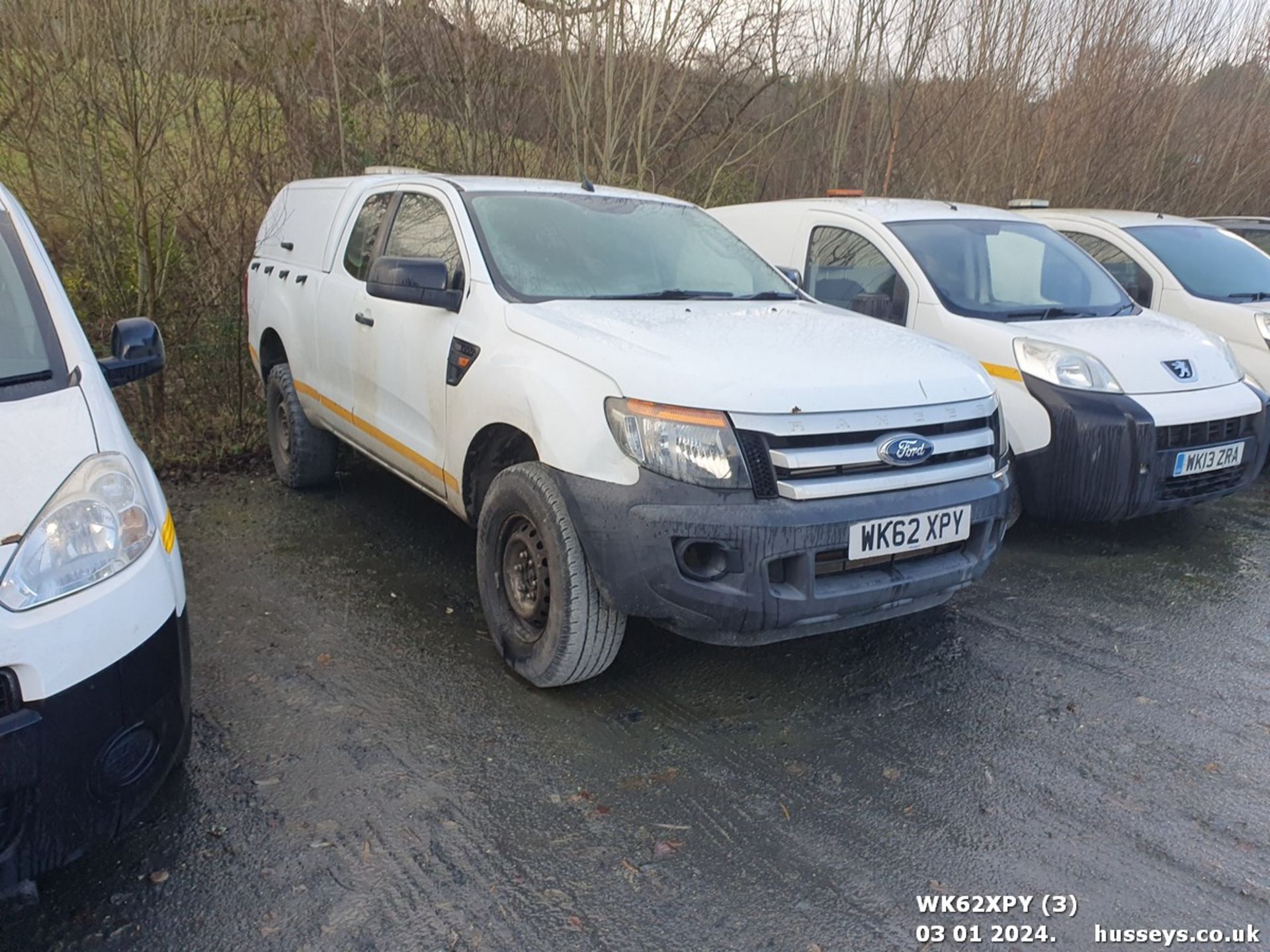 13/62 FORD RANGER XL 4X4 TDCI - 2198cc 4dr 4x4 (White, 140k) - Image 4 of 35