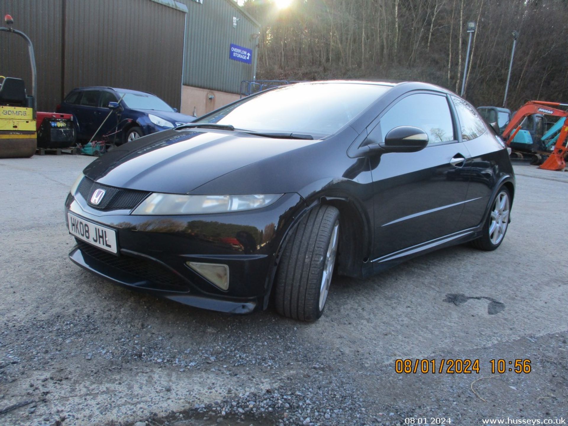 08/08 HONDA CIVIC TYPE-R GT I-VTEC - 1998cc 3dr Hatchback (Black, 95k) - Image 8 of 19