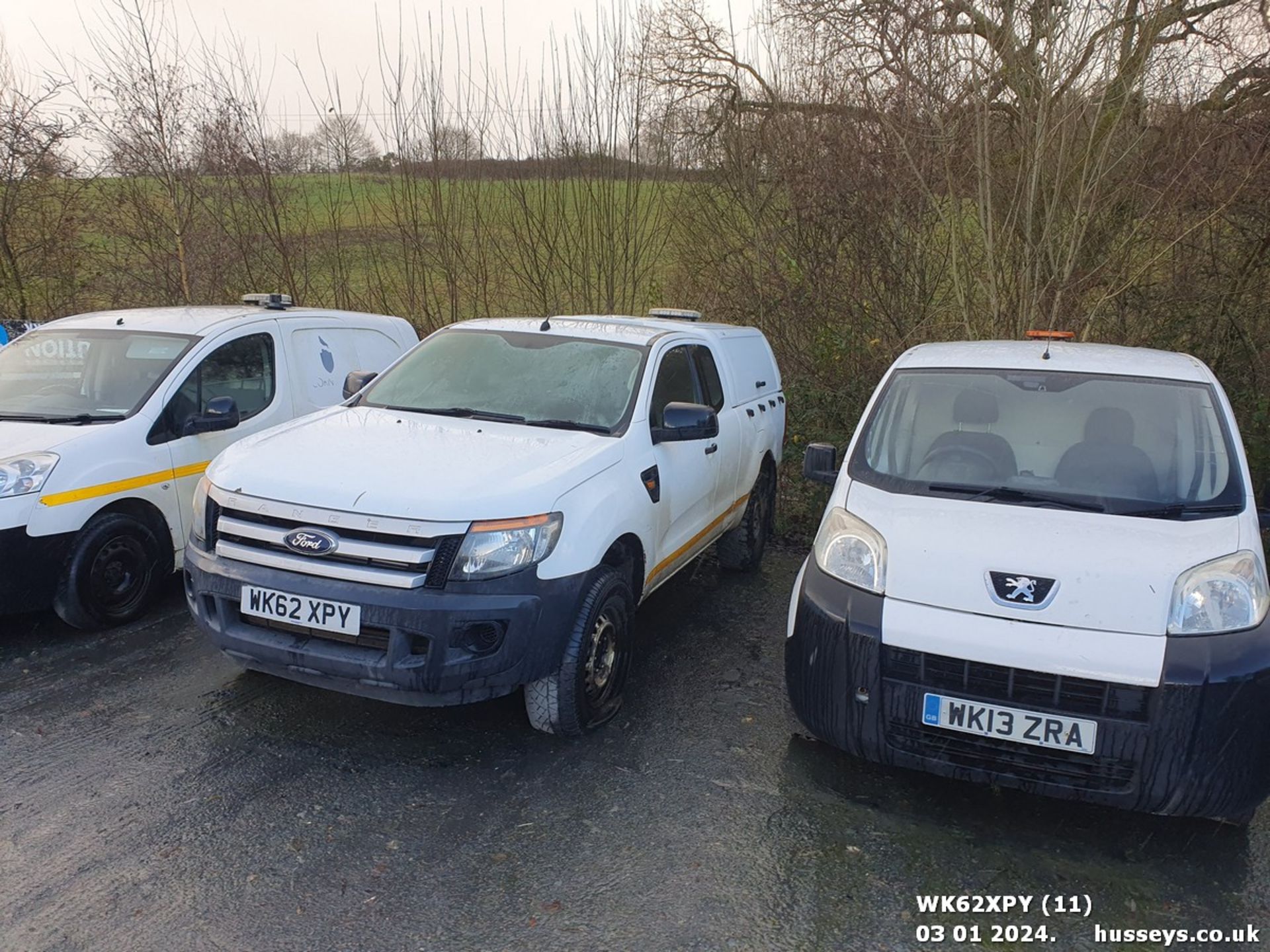 13/62 FORD RANGER XL 4X4 TDCI - 2198cc 4dr 4x4 (White, 140k) - Image 12 of 35