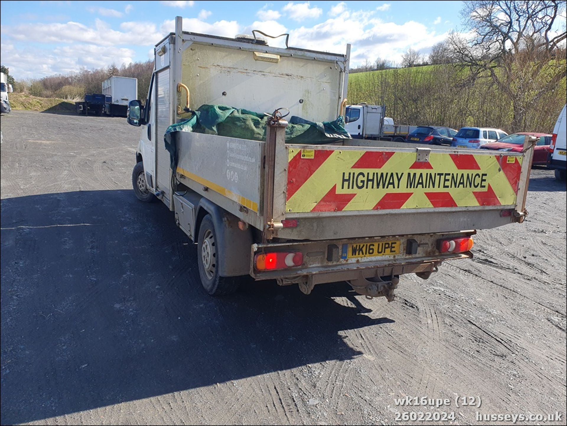 16/16 PEUGEOT BOXER 335 L2S HDI - 2198cc 2dr Tipper (White, 167k) - Image 13 of 45