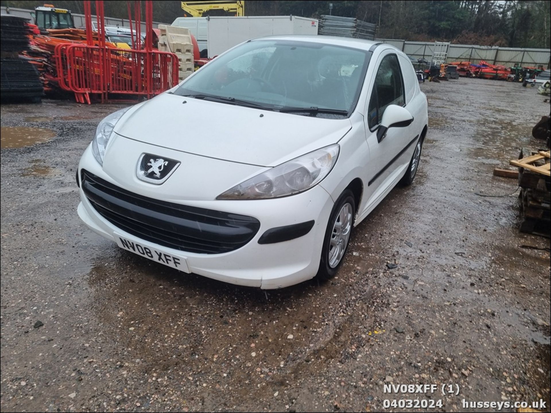 08/08 PEUGEOT 207 DT 8V VAN - 1398cc 3dr Van (White, 154k) - Image 13 of 31