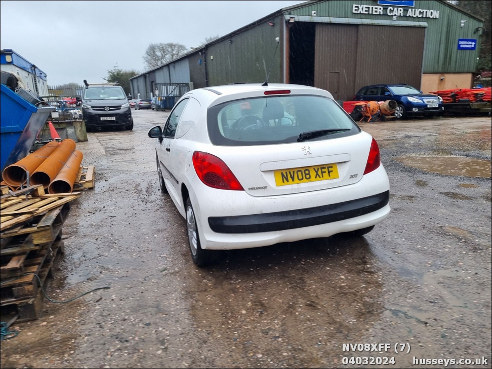 08/08 PEUGEOT 207 DT 8V VAN - 1398cc 3dr Van (White, 154k) - Image 7 of 31