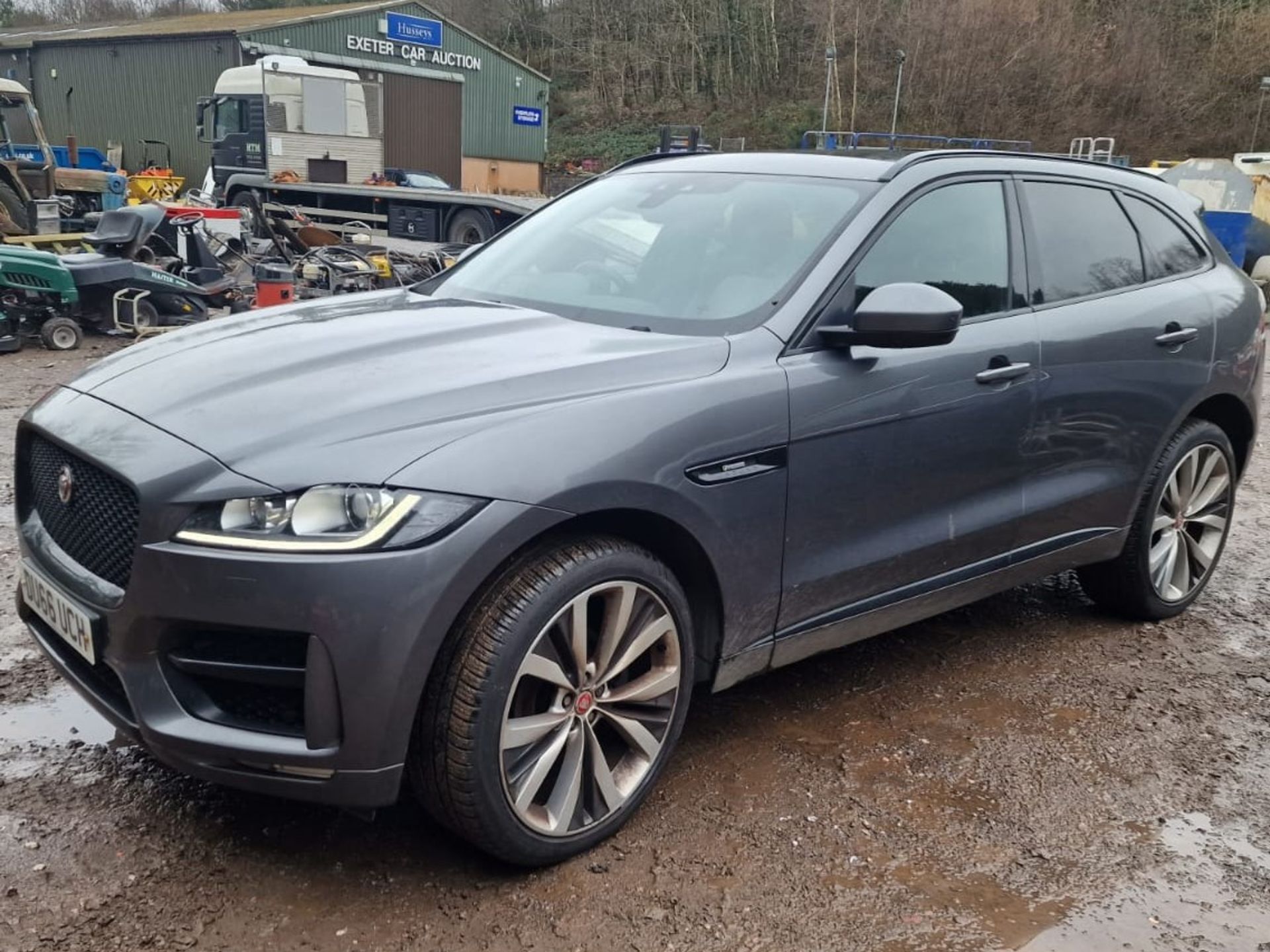 16/66 JAGUAR F-PACE R-SPORT AWD D AUTO - 1999cc 5dr Estate (Grey, 130k)