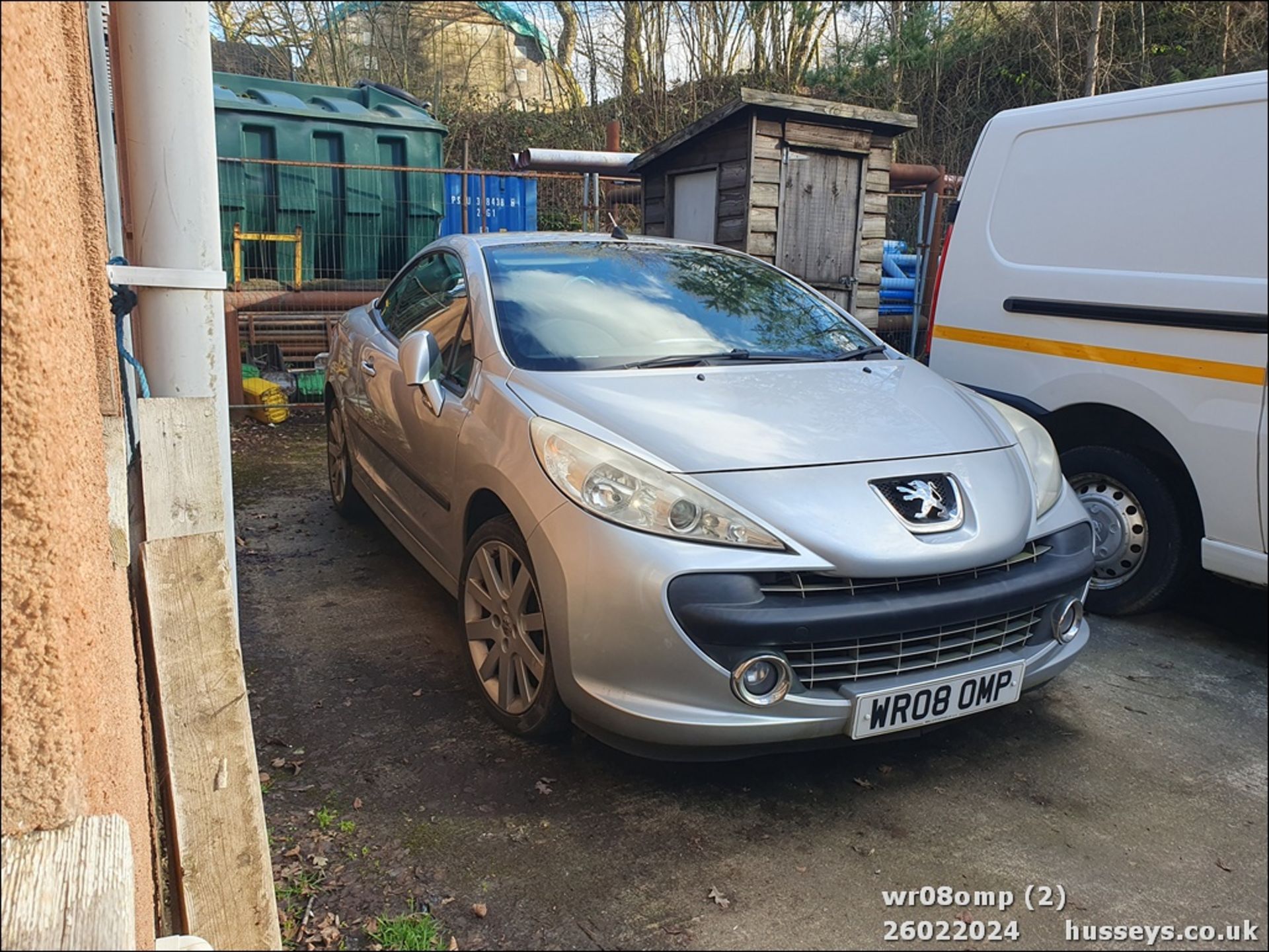 08/08 PEUGEOT 207 GT CC - 1598cc 2dr Convertible (Silver, 84k) - Image 2 of 33