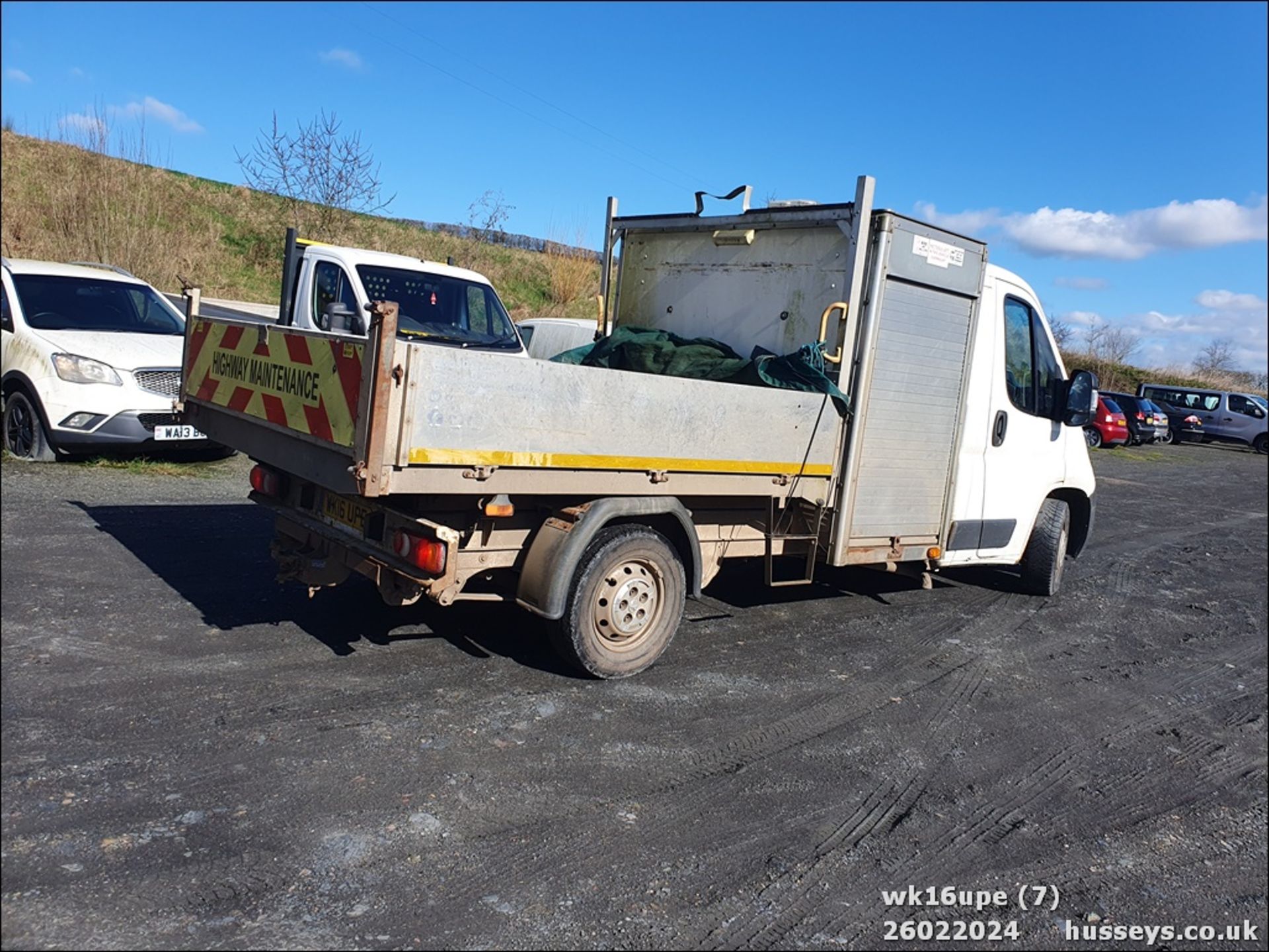 16/16 PEUGEOT BOXER 335 L2S HDI - 2198cc 2dr Tipper (White, 167k) - Image 8 of 45