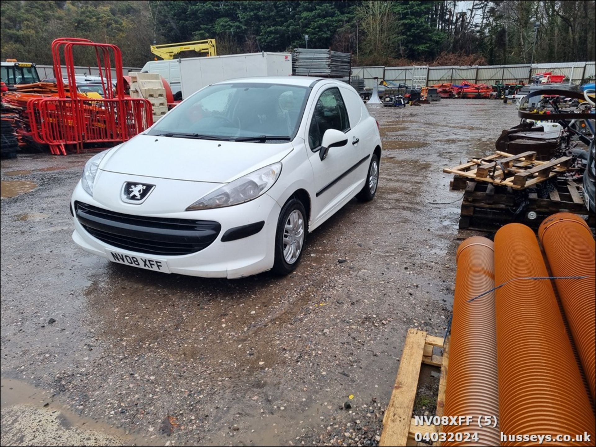 08/08 PEUGEOT 207 DT 8V VAN - 1398cc 3dr Van (White, 154k) - Image 5 of 31