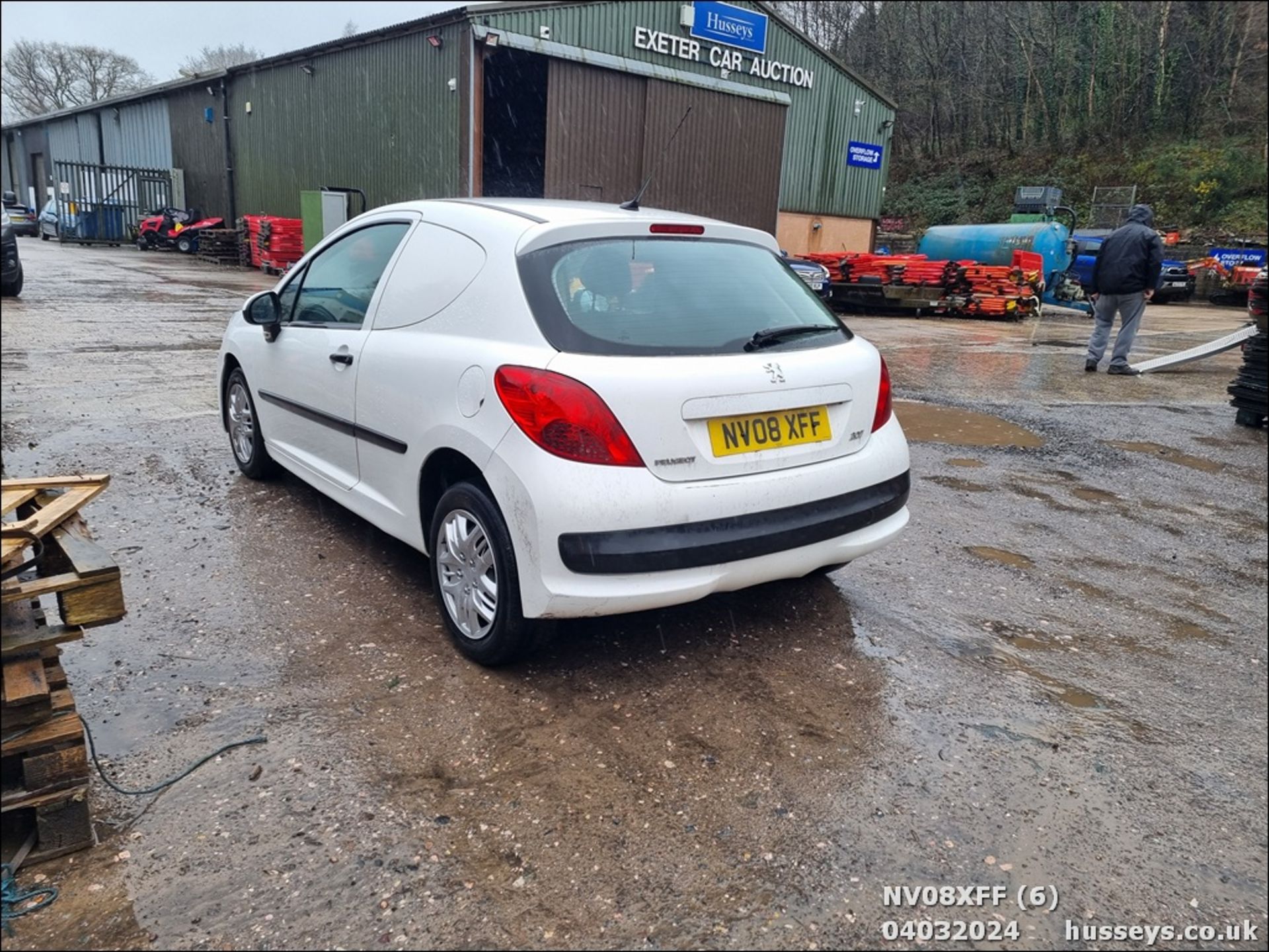 08/08 PEUGEOT 207 DT 8V VAN - 1398cc 3dr Van (White, 154k) - Image 6 of 31