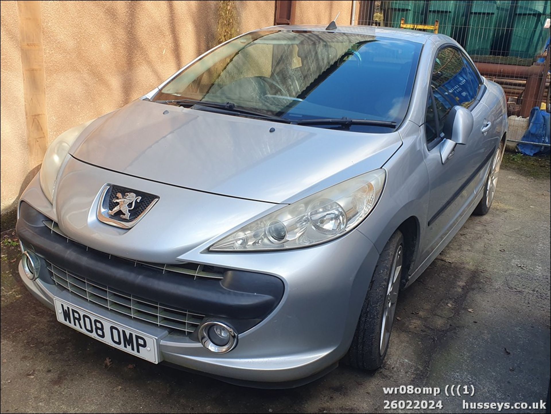 08/08 PEUGEOT 207 GT CC - 1598cc 2dr Convertible (Silver, 84k)