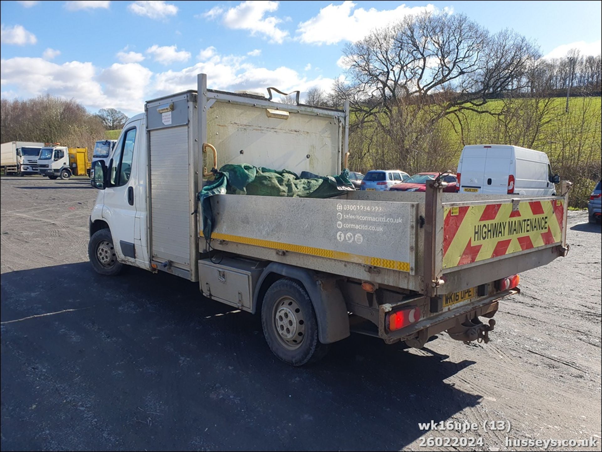 16/16 PEUGEOT BOXER 335 L2S HDI - 2198cc 2dr Tipper (White, 167k) - Image 14 of 45