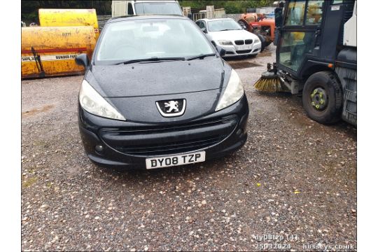 08/08 PEUGEOT 207 S - 1360cc 5dr Hatchback (Black, 109k) - Image 5 of 42