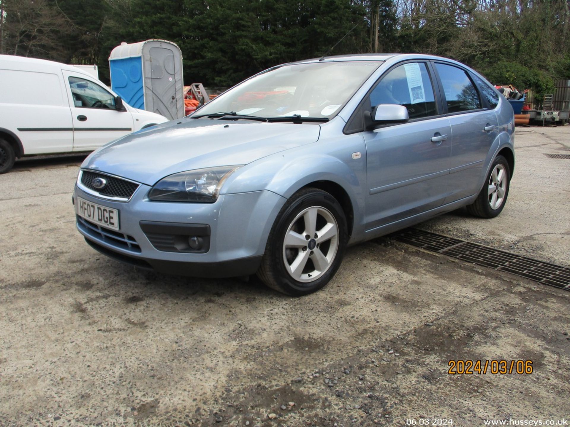 08/07 FORD FOCUS ZETEC CLIMATE - 1596cc 5dr Hatchback (Blue, 153k)