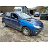 05/05 PEUGEOT 206 S - 1360cc 5dr Hatchback (Blue)