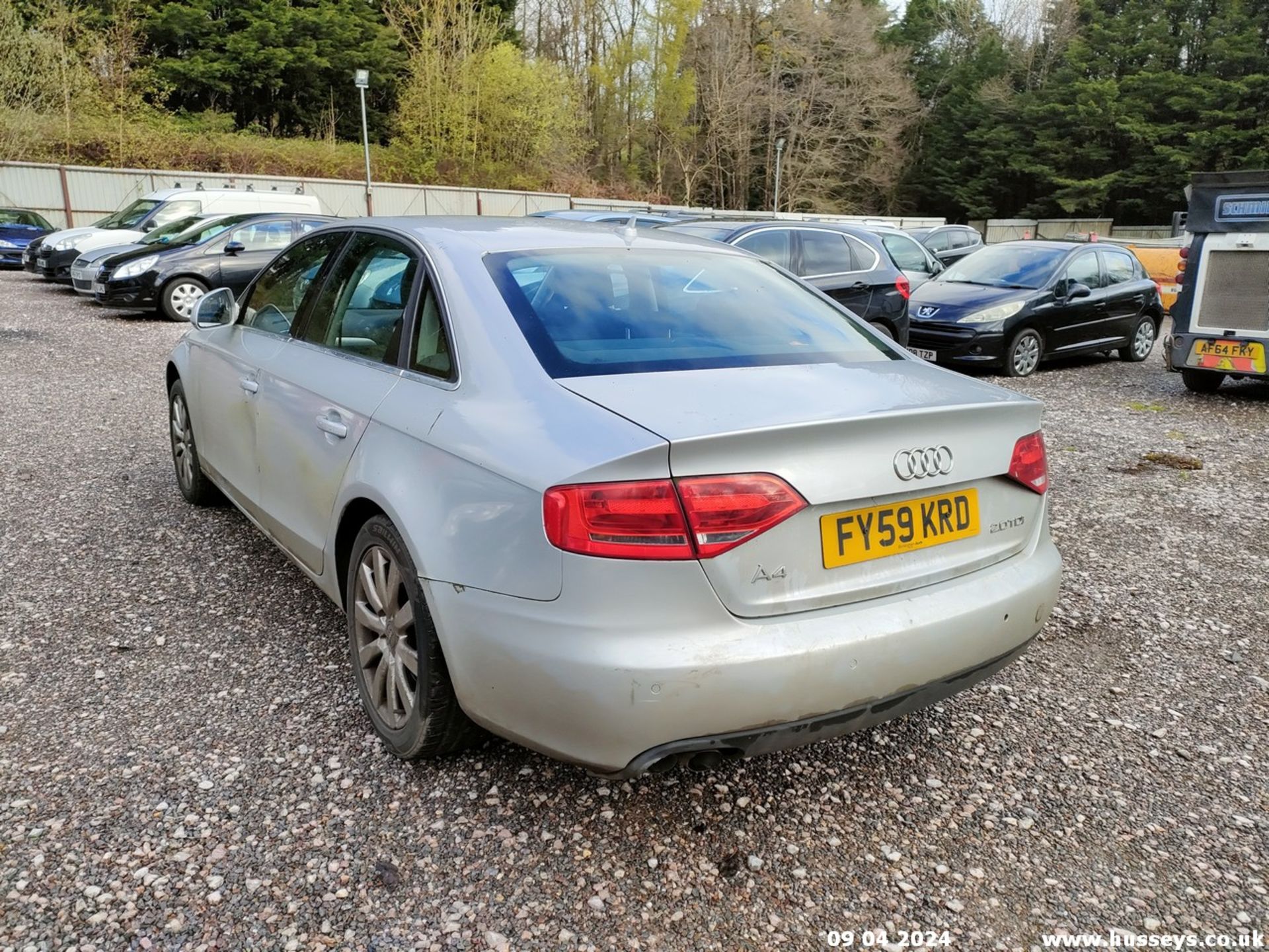 09/59 AUDI A4 SE TDI CVT - 1968cc 4dr Saloon (Silver, 125k) - Image 28 of 65