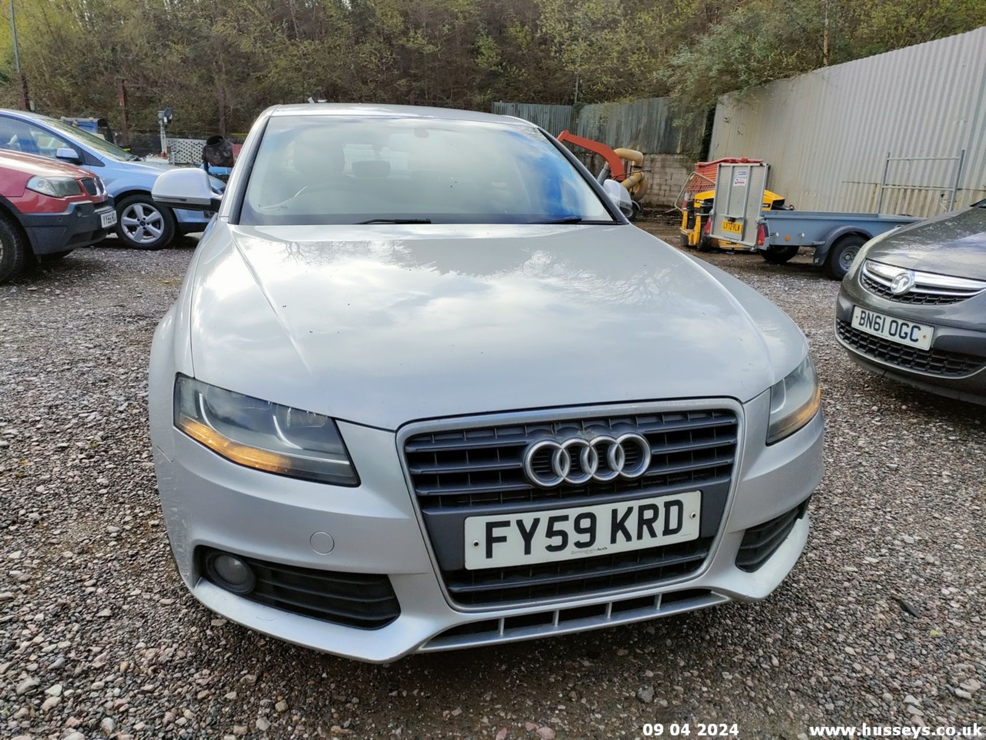 09/59 AUDI A4 SE TDI CVT - 1968cc 4dr Saloon (Silver, 125k) - Image 7 of 65