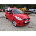 11/11 HYUNDAI I10 CLASSIC - 1248cc 5dr Hatchback (Red, 109k)