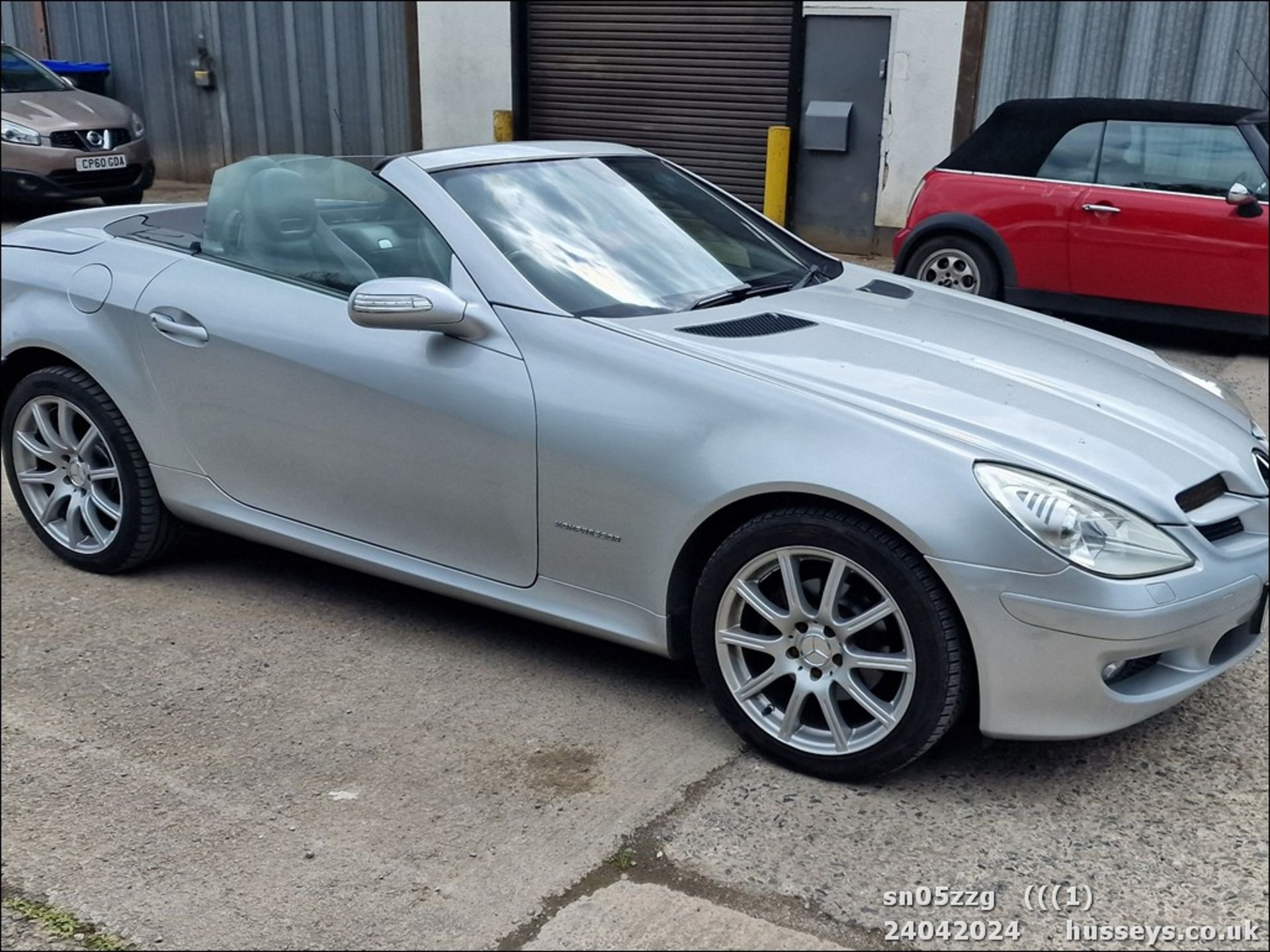 05/05 MERCEDES SLK 200 KOMPRESSOR - 1796cc 2dr Convertible (Silver, 136k)