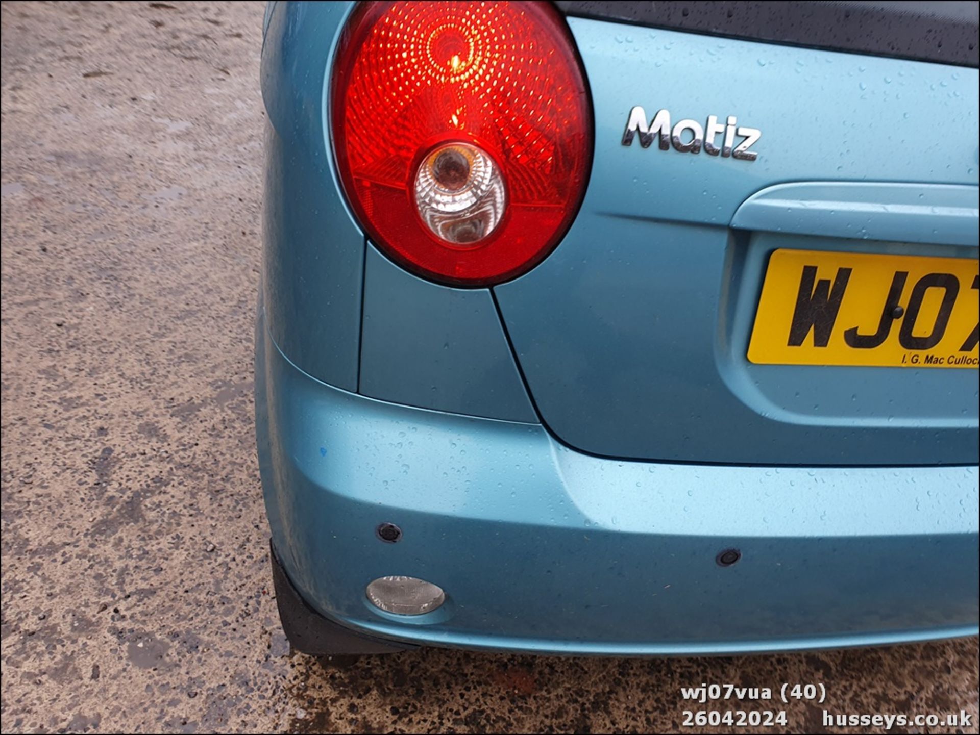 07/07 CHEVROLET MATIZ SE AUTO - 796cc 5dr Hatchback (Blue, 36k) - Image 41 of 56