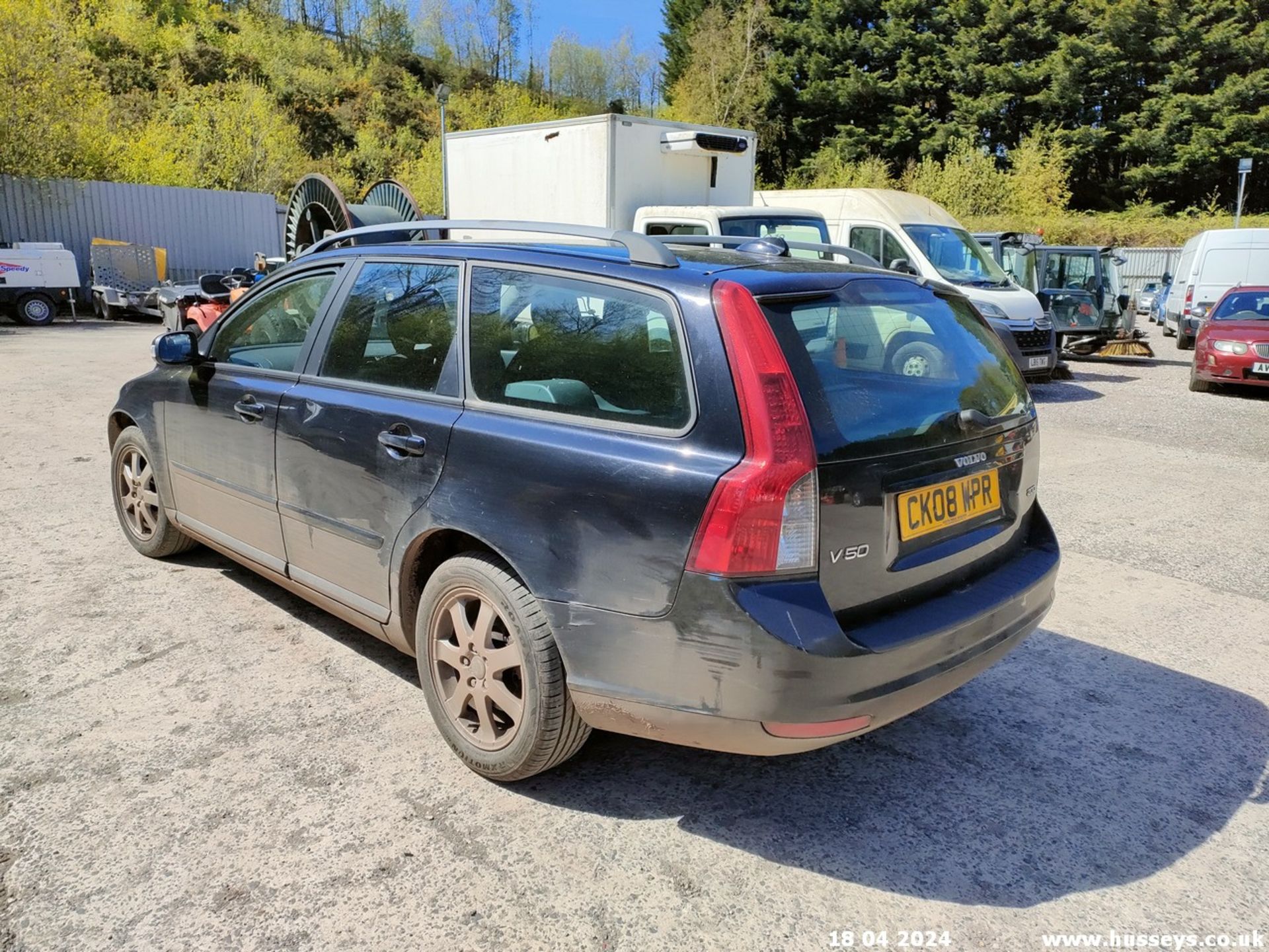 08/08 VOLVO V50 S D - 1998cc 5dr Estate (Black, 116k) - Image 24 of 72