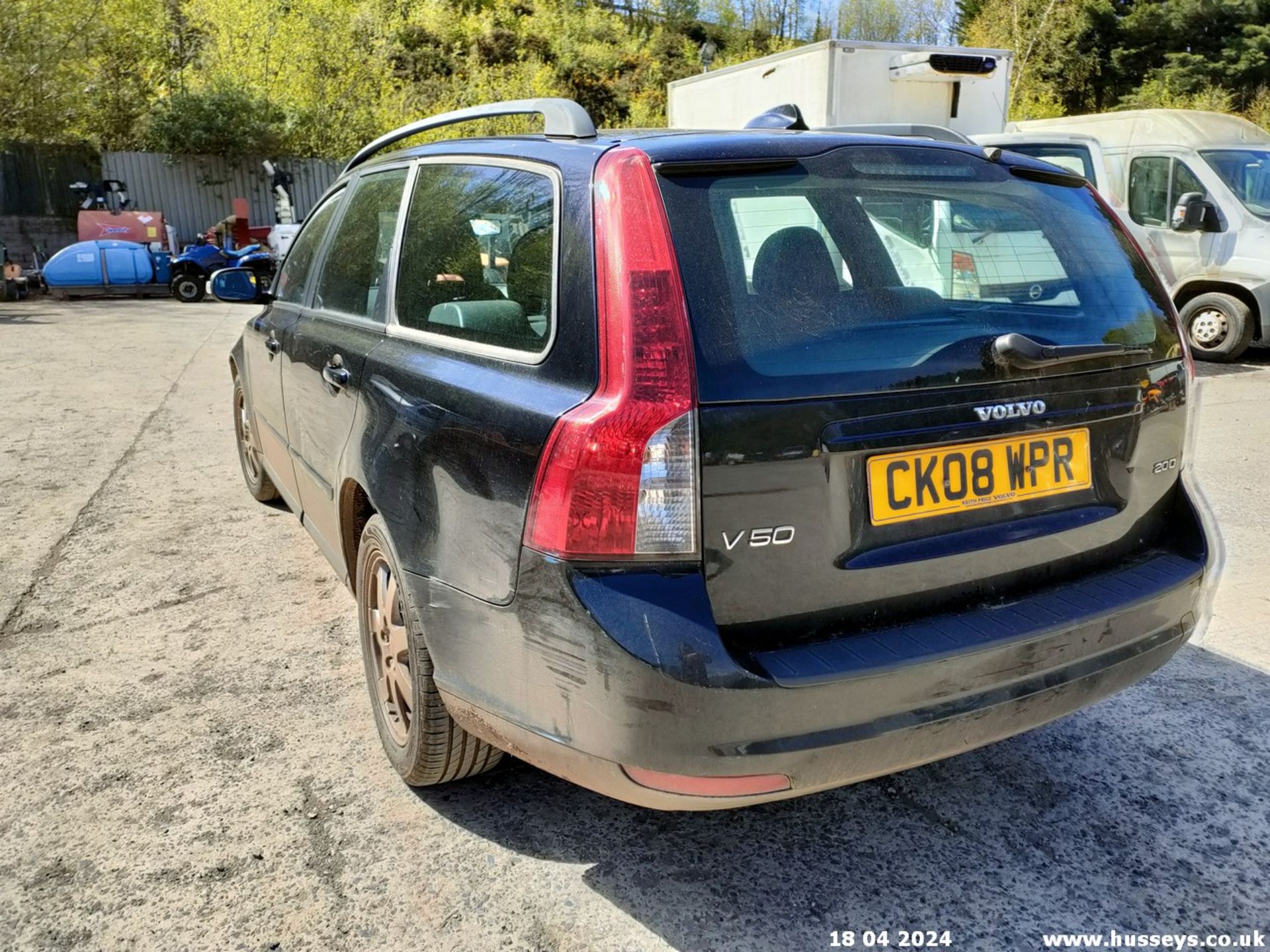 08/08 VOLVO V50 S D - 1998cc 5dr Estate (Black, 116k) - Image 33 of 72