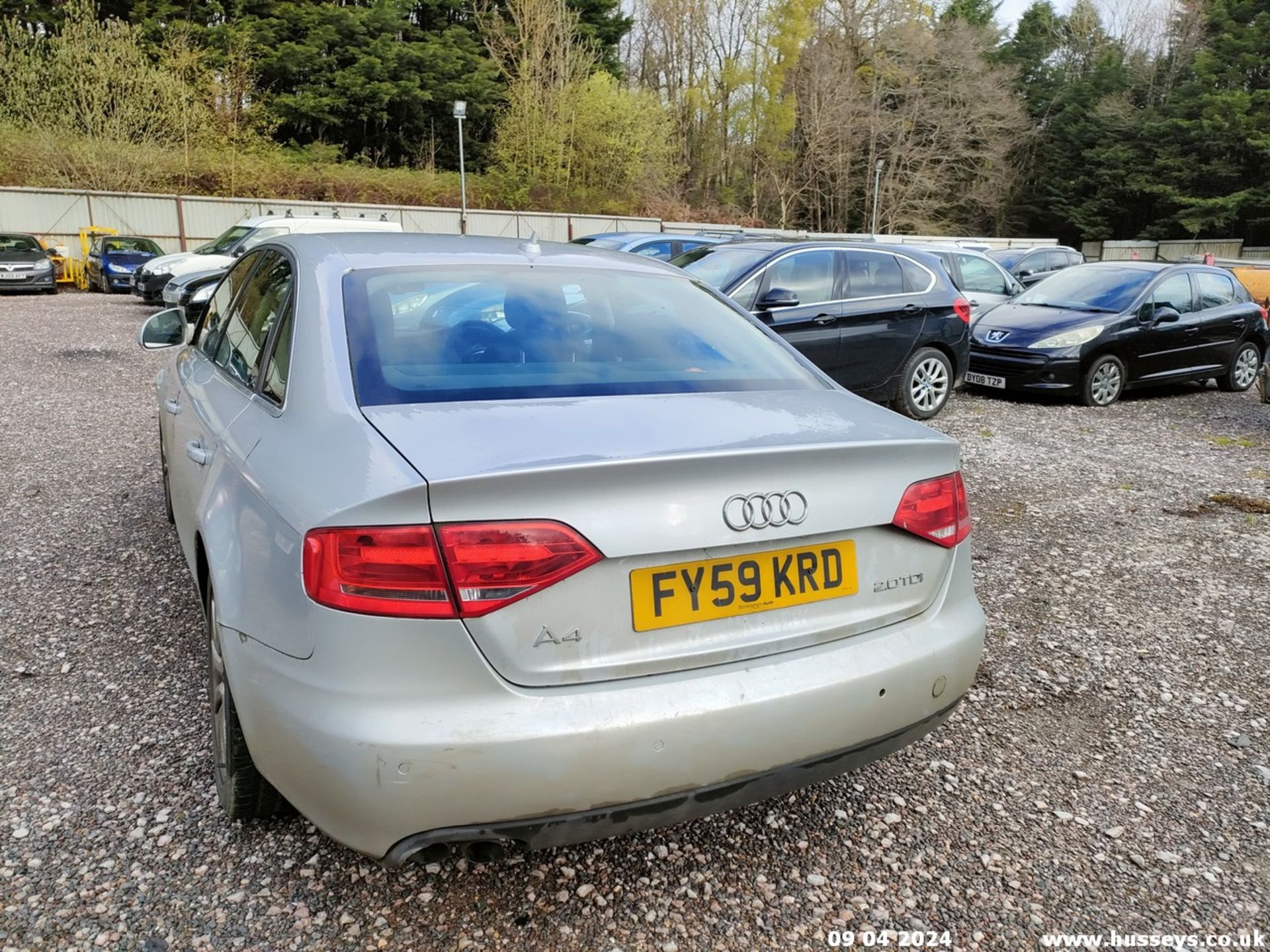 09/59 AUDI A4 SE TDI CVT - 1968cc 4dr Saloon (Silver, 125k) - Image 29 of 65