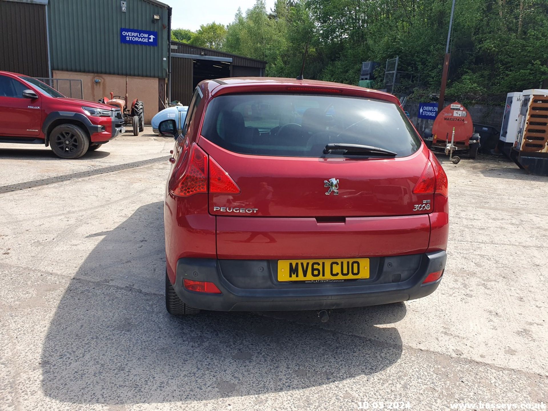11/61 PEUGEOT 3008 SPORT E-HDI S-A - 1560cc 5dr Hatchback (Red, 89k) - Image 14 of 49