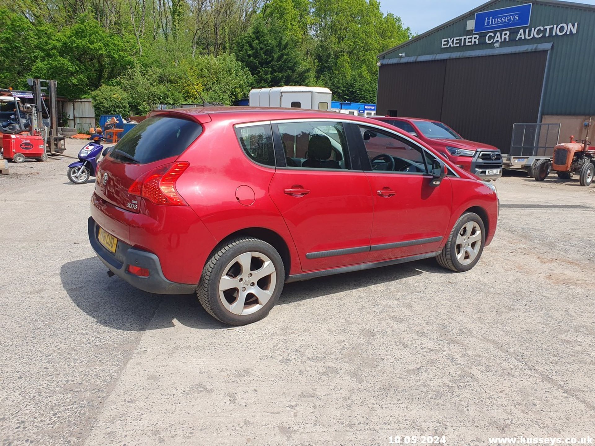 11/61 PEUGEOT 3008 SPORT E-HDI S-A - 1560cc 5dr Hatchback (Red, 89k) - Image 10 of 49