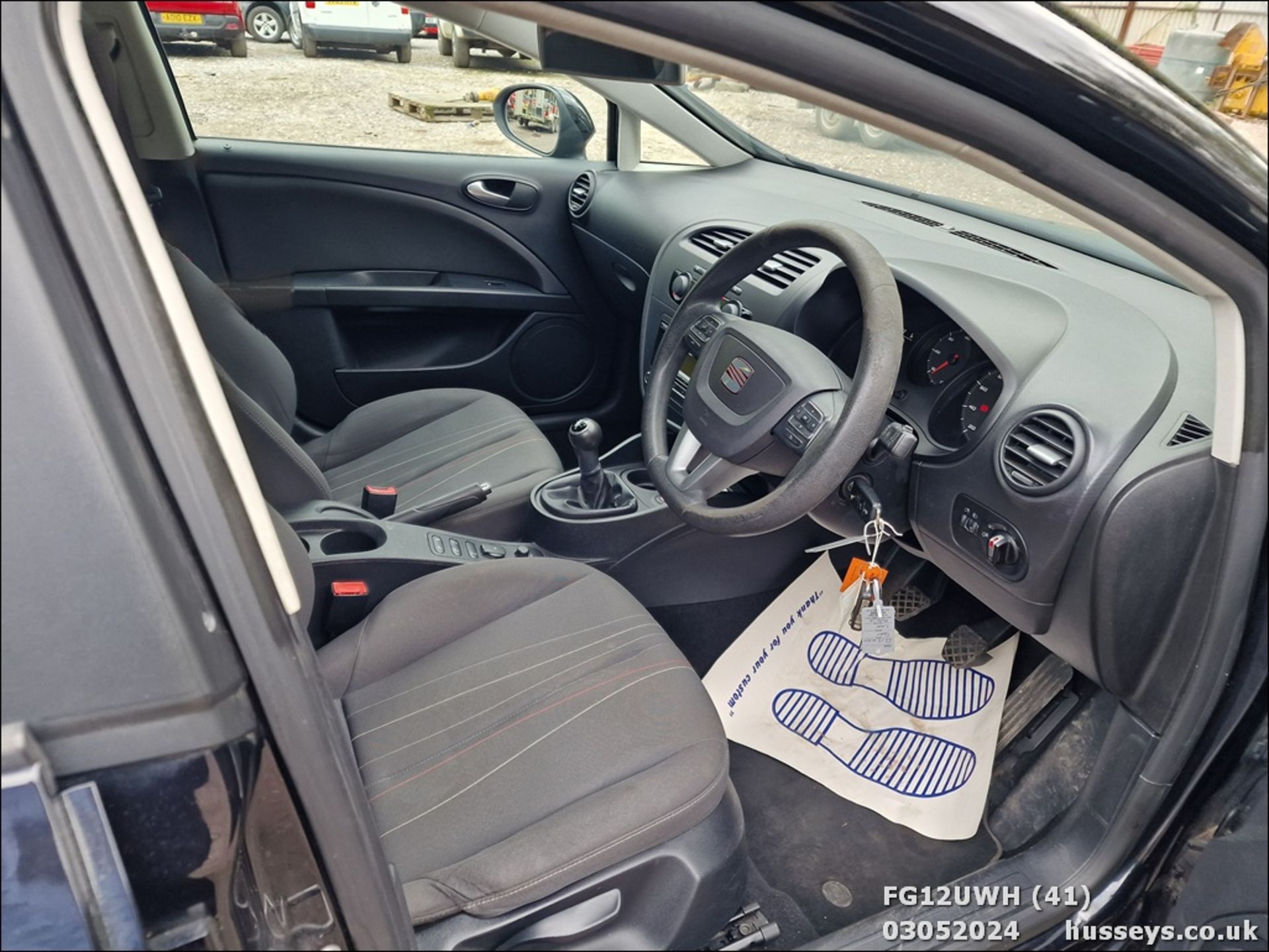 12/12 SEAT LEON S COPA CR TDI ECOMOT - 1598cc 5dr Hatchback (Black, 123k) - Image 42 of 45