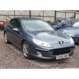 05/05 PEUGEOT 407 SE HDI - 1997cc 4dr Saloon (Grey)