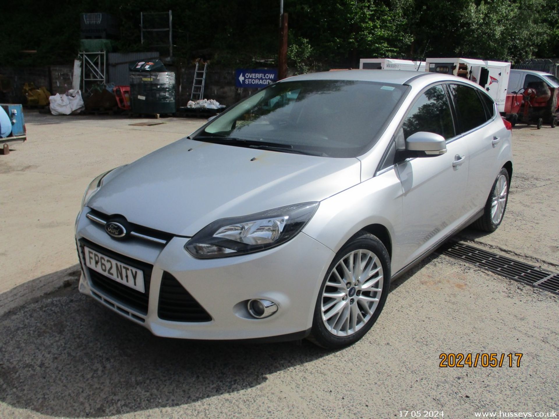 12/62 FORD FOCUS ZETEC TURBO - 998cc 5dr Hatchback (Silver, 89k)