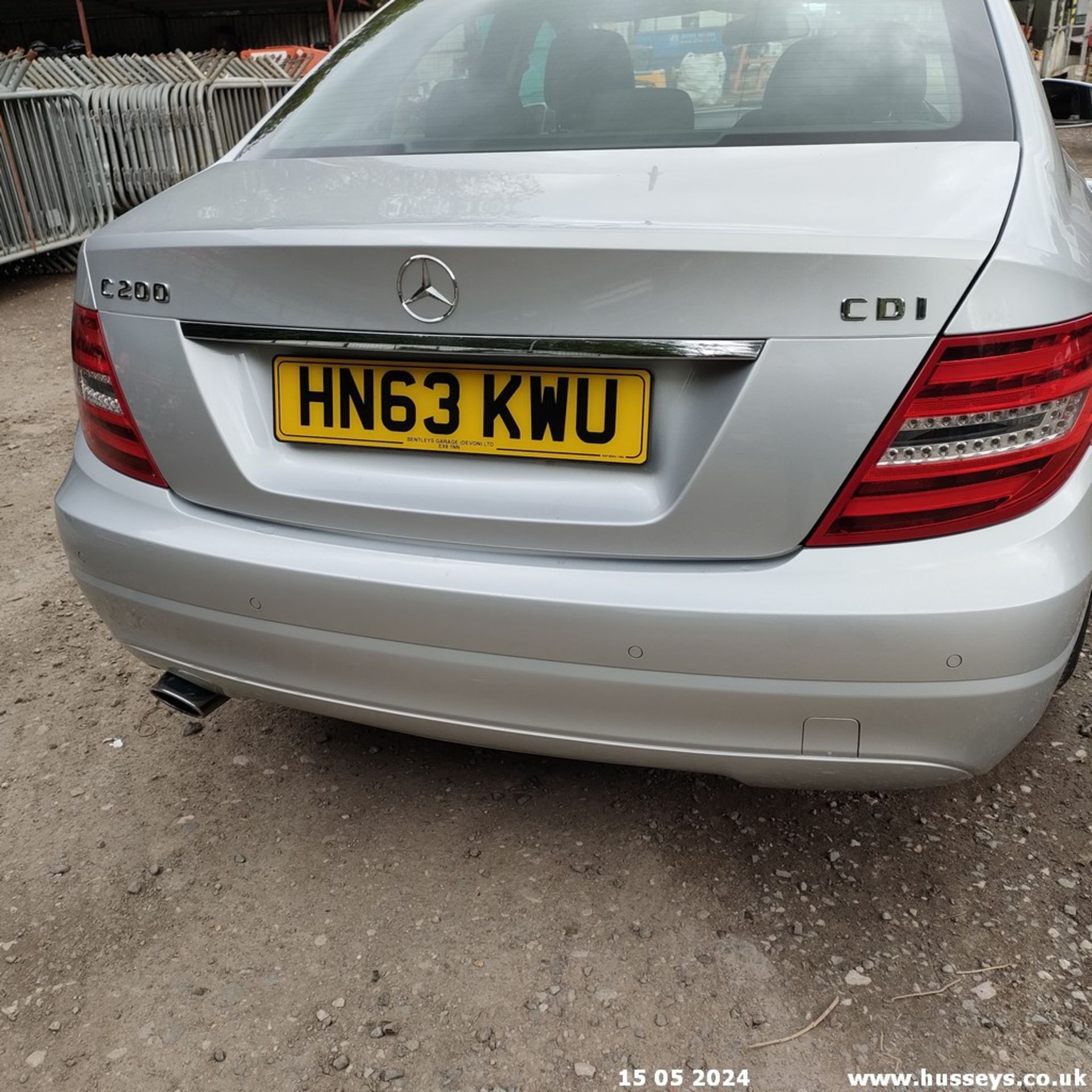 13/63 MERCEDES-BENZ C200 EXECUTIVE SE CDI BLU - 2143cc 4dr Saloon (Silver, 121k) - Image 33 of 64