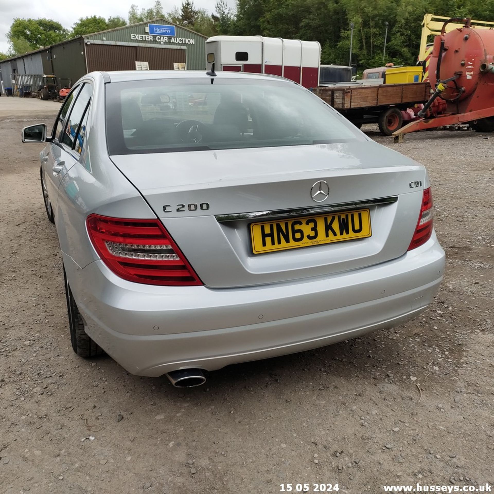 13/63 MERCEDES-BENZ C200 EXECUTIVE SE CDI BLU - 2143cc 4dr Saloon (Silver, 121k) - Image 29 of 64