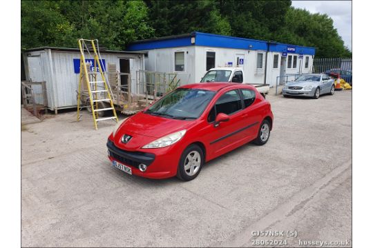 07/57 PEUGEOT 207 SPORT 87 - 1360cc 3dr Hatchback (Red, 80k) - Image 6 of 50